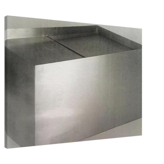 Donald Judd - Untitled Double Coffee Table - 1971 Canvas - 20x30 cm / 8x12 inches-canvas