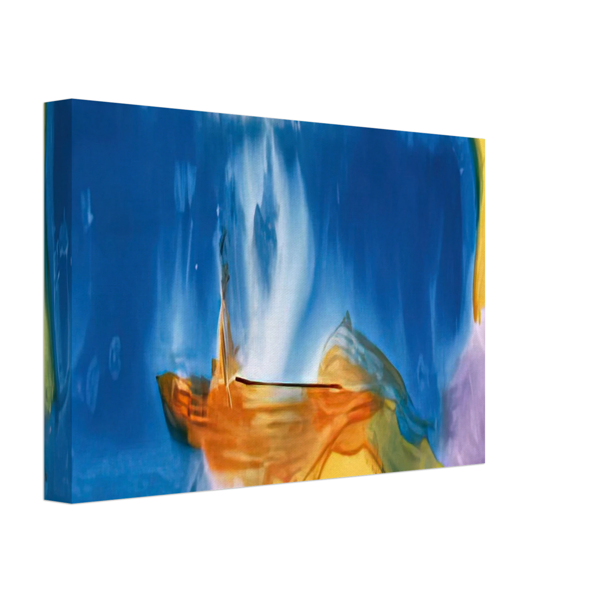 Helen Frankenthaler - Moveable Blue, 1973- Canvas - 40x60 cm / 16x24 inches-canvas