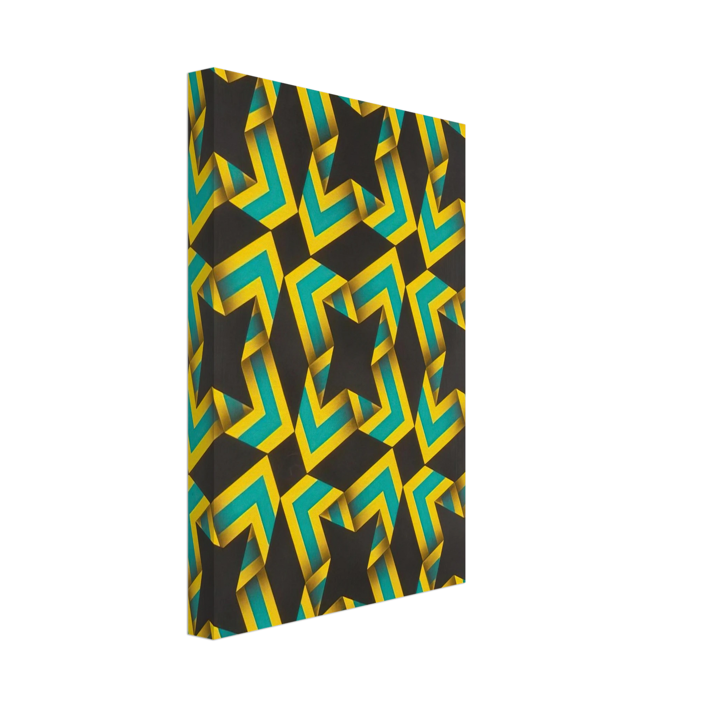 Omar Rayo - 9-Soles - 1967 Canvas - 40x60 cm / 16x24 inches-canvas