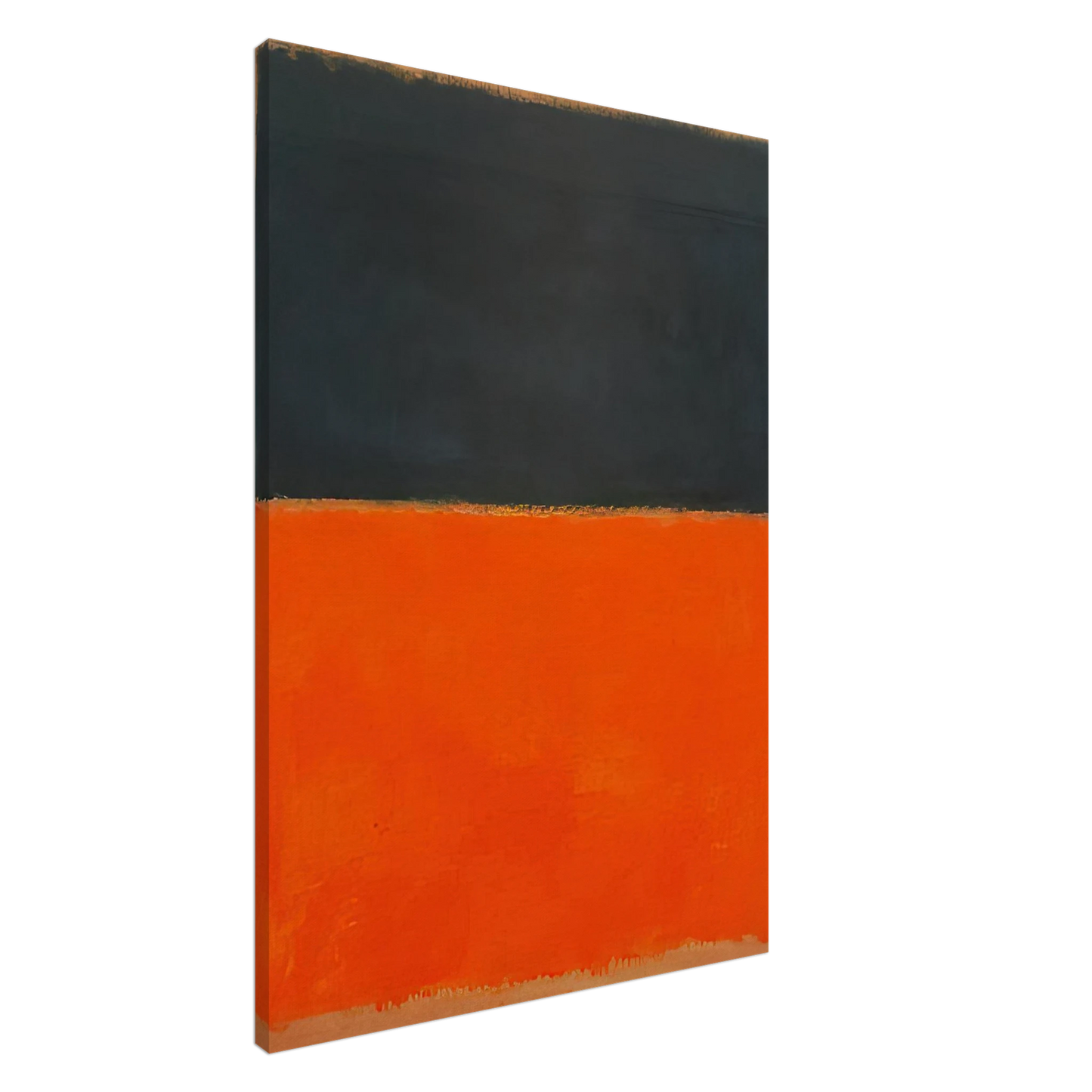 Mark Rothko - Green and Tangerine on Red - 1956 Canvas - 20x30 cm / 8x12 inches-canvas