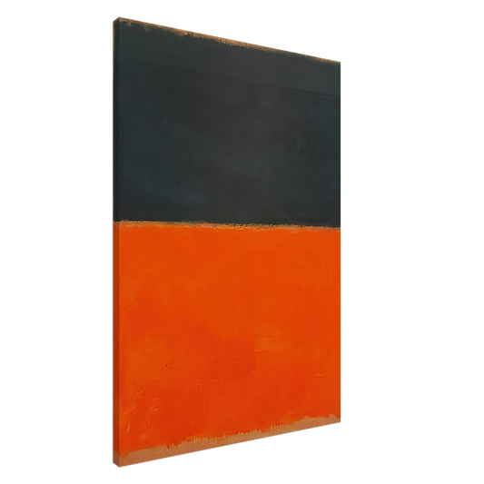 Mark Rothko - Green and Tangerine on Red - 1956 Canvas - 20x30 cm / 8x12 inches-canvas