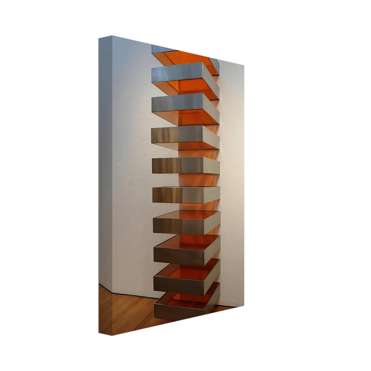 Donald Judd - Untitled DSS 120 - 1968 Canvas - 40x60 cm / 16x24 inches-canvas