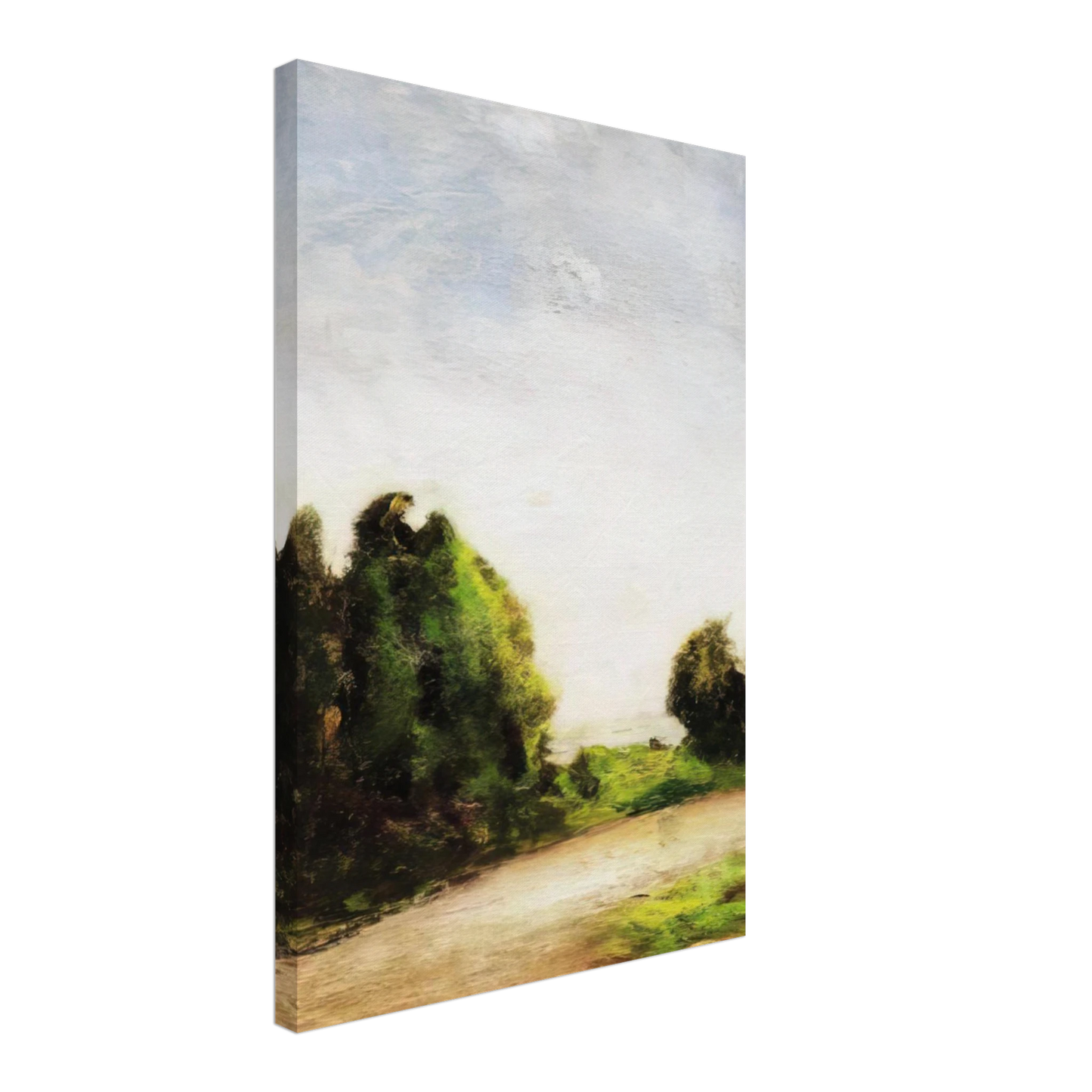 Carlo Carra - PAESAGGIO 1904 Canvas - 70x100 cm / 28x40 inches-canvas