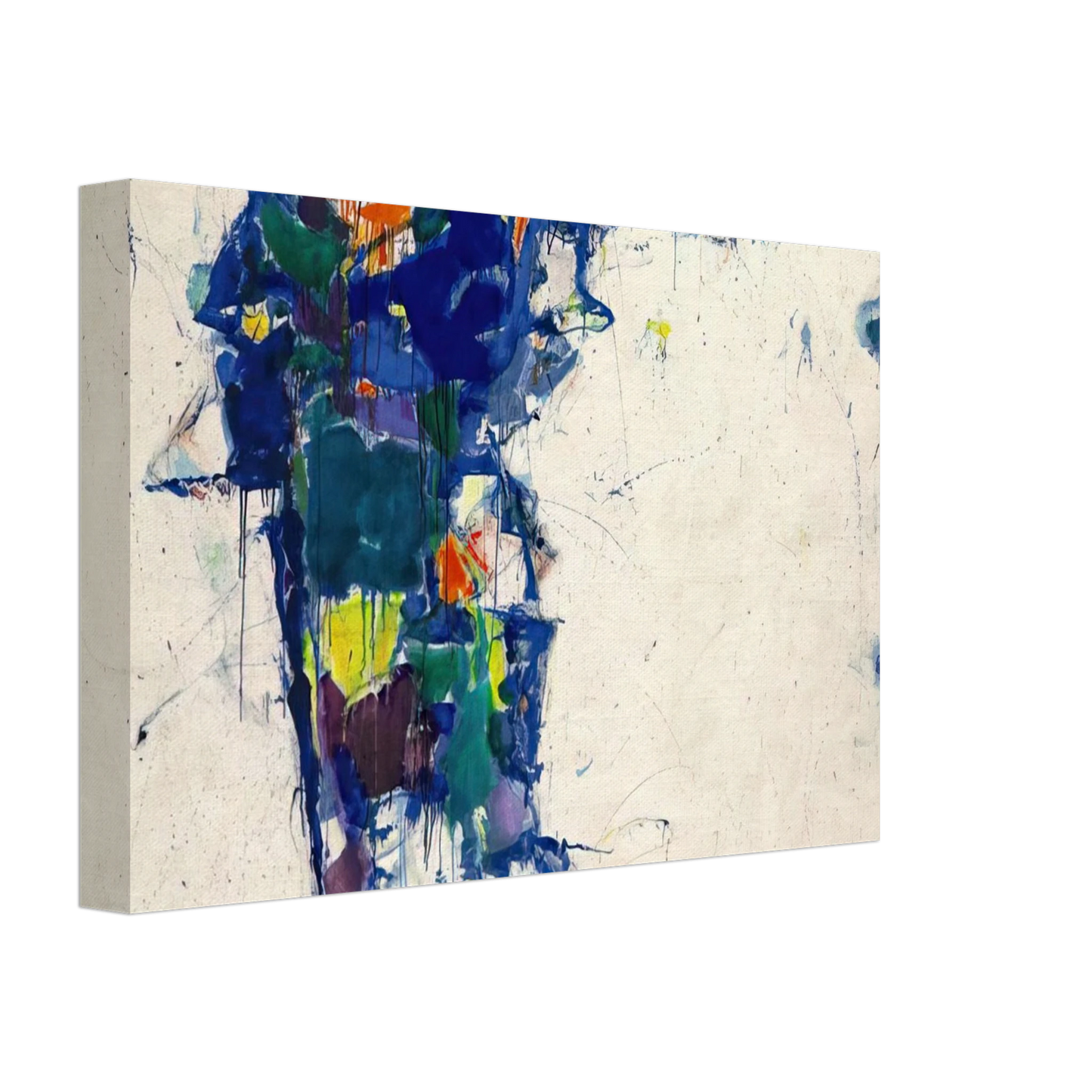 Sam Francis - Middle Blue Canvas - 40x60 cm / 16x24 inches-canvas