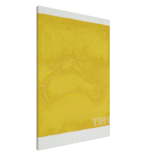 Jasper Johns - FEET 1974 Canvas - 20x30 cm / 8x12 inches-canvas