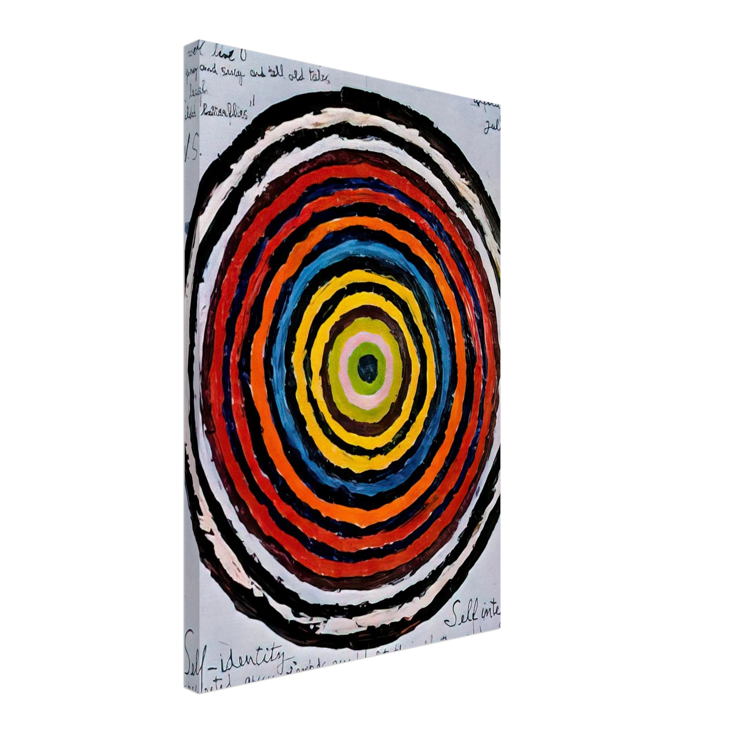 Alfred Jensen - My Oneness, A Universe of Colours - 1957 Canvas - 70x100 cm / 28x40 inches-canvas