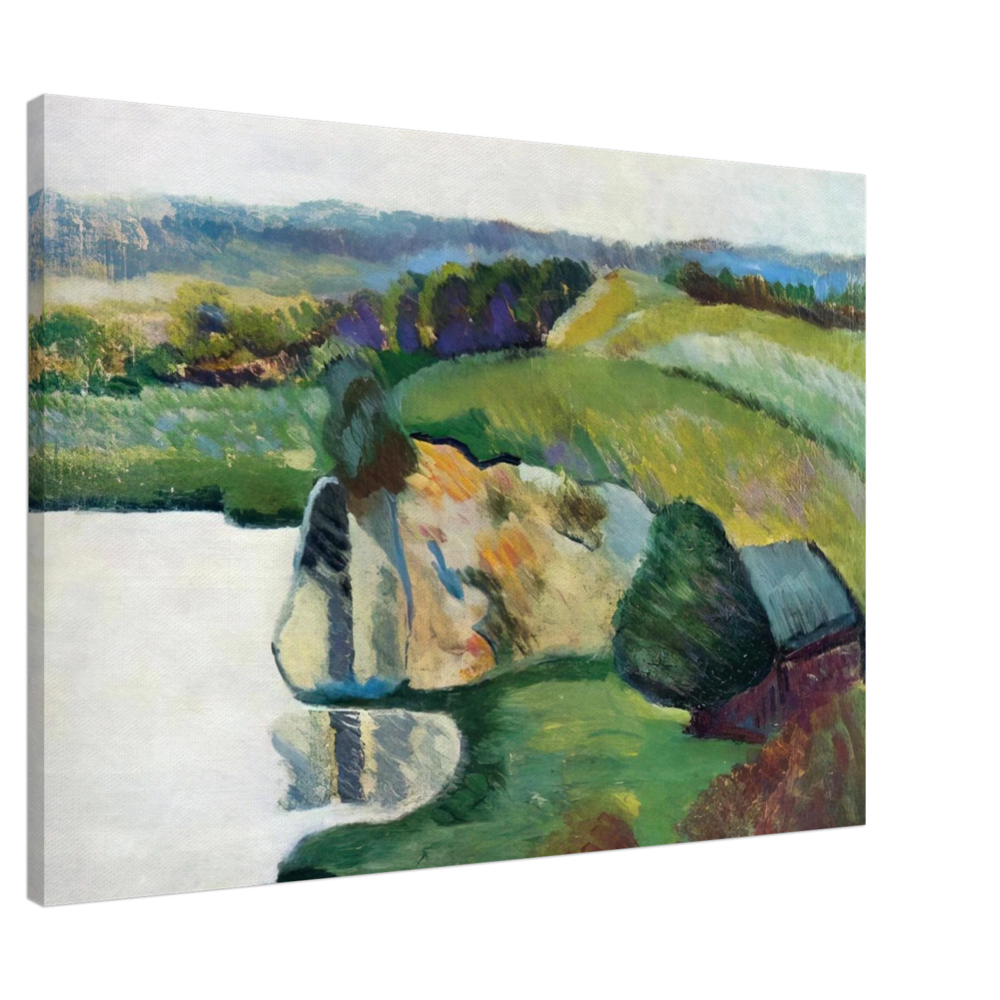 Moise Kisling - TYNIEC 1912 Canvas - 20x30 cm / 8x12 inches-canvas