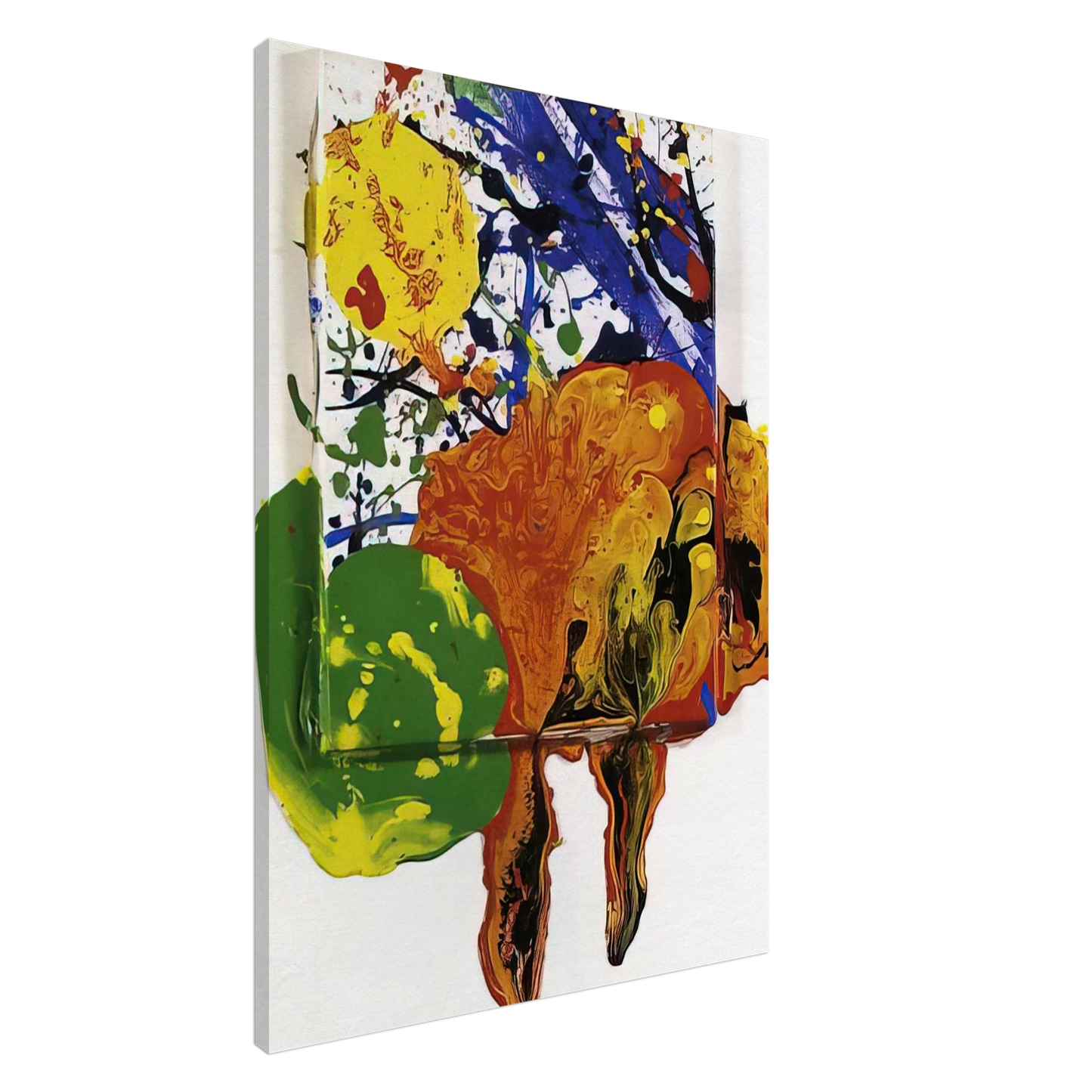 Sam Francis - Untitled  SFP89-105  Canvas - 20x30 cm / 8x12 inches-canvas