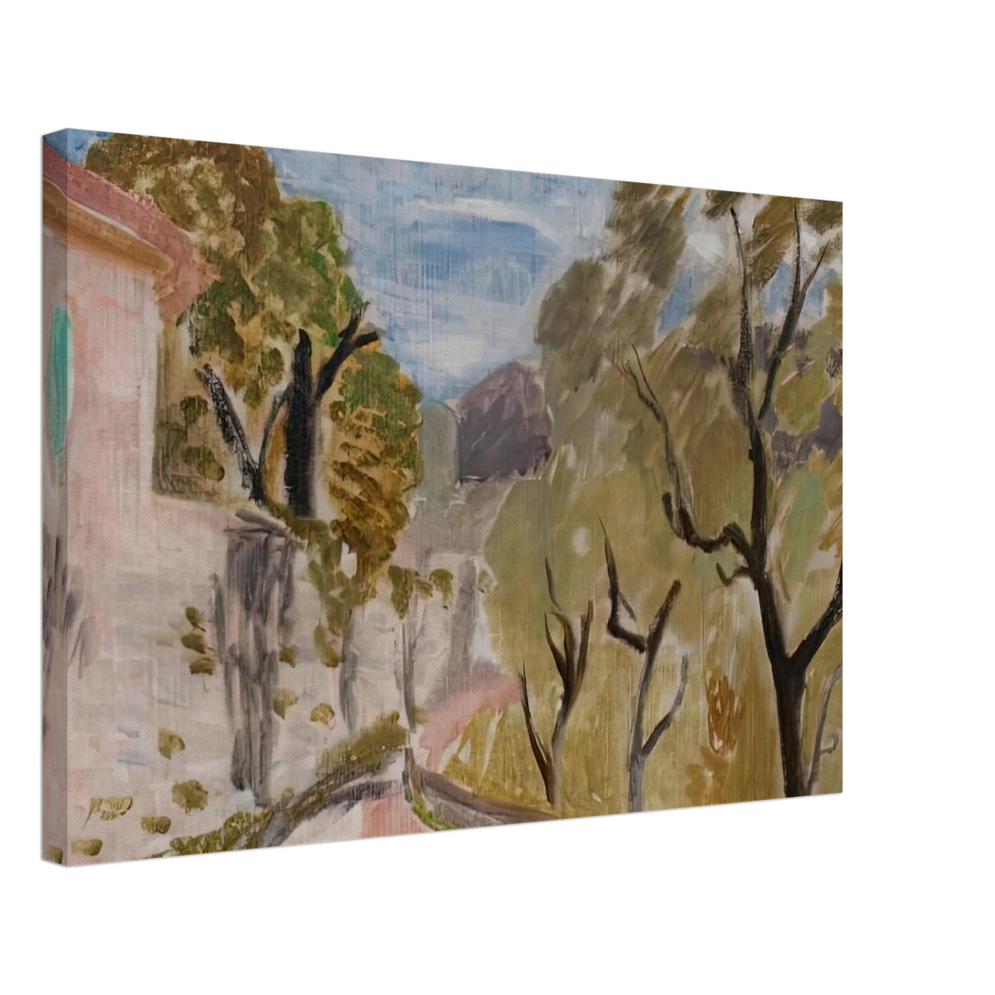 Henri Matisse - PAYSAGE OU RUE DANS LE MIDI 1918 Canvas - 70x100 cm / 28x40 inches-canvas