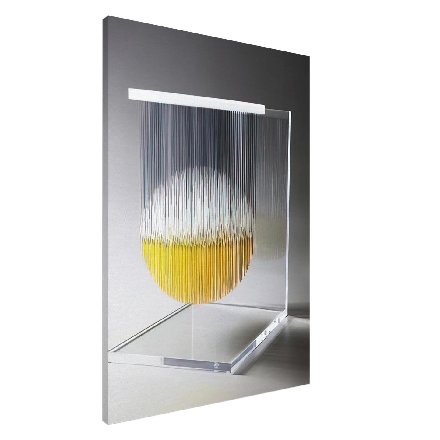 Jesus Rafael Soto - ESFERA THEOSPACIO 1989 Canvas - 20x30 cm / 8x12 inches-canvas