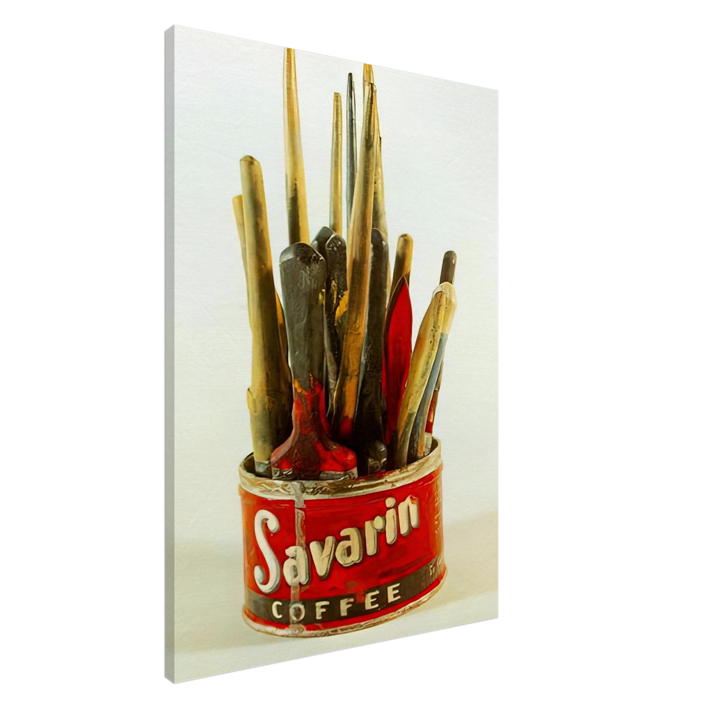 Jasper Johns - PAINTED BRONZE Canvas - 20x30 cm / 8x12 inches-canvas