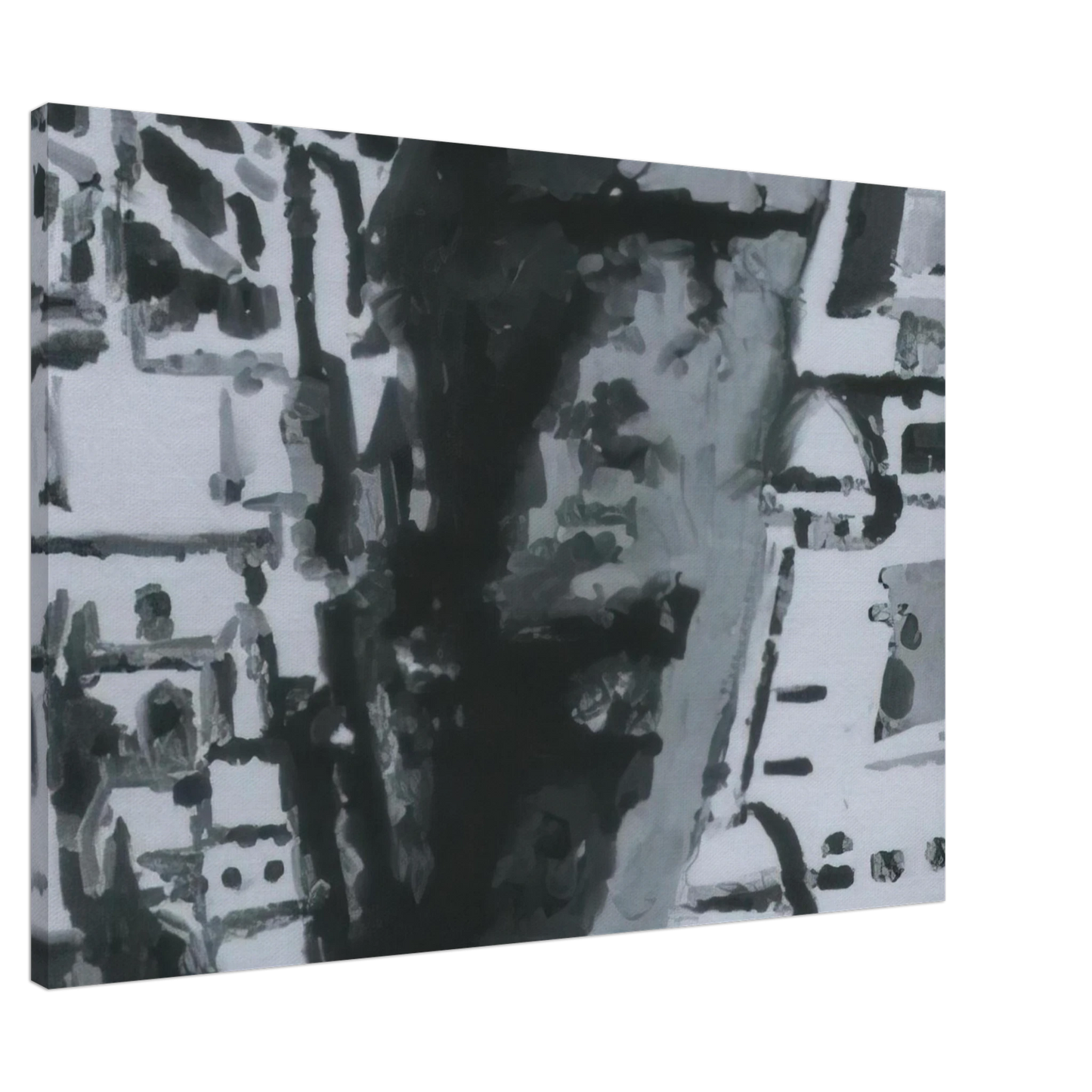 Gerhard Richter - TOWNSCAPE M7 1968 Canvas - 20x30 cm / 8x12 inches-canvas