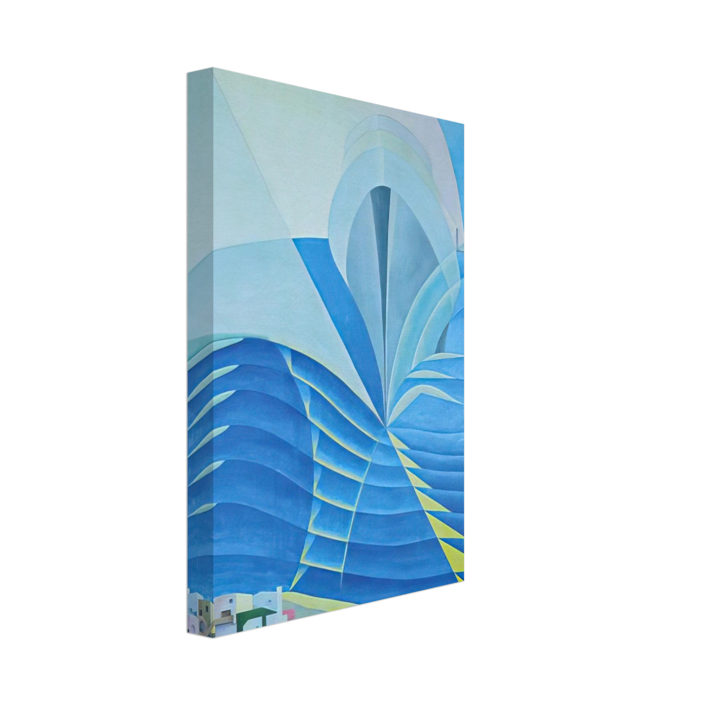 Benedetta Cappa - Synthesis of Marine Communications - 1934 Canvas - 40x60 cm / 16x24 inches-canvas