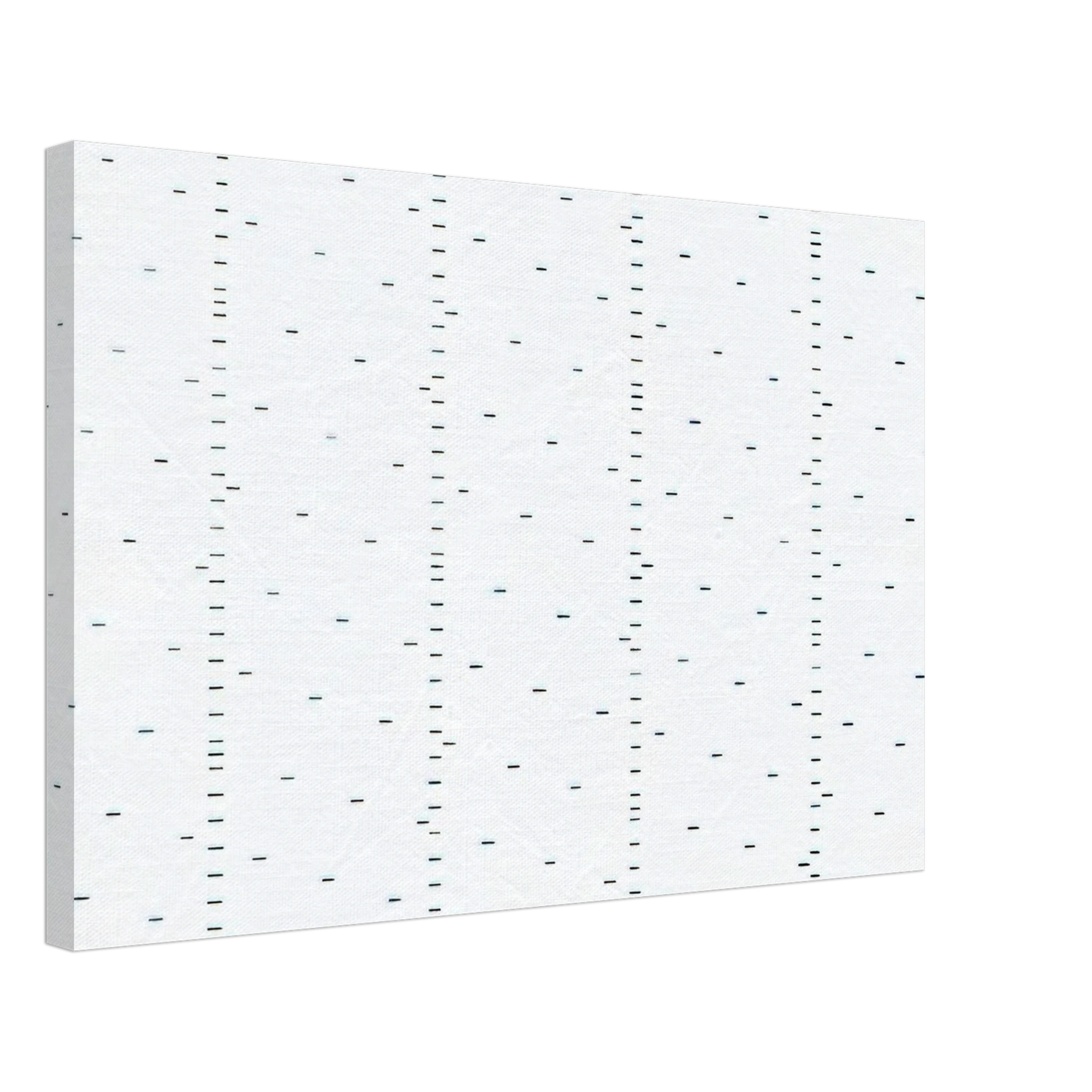 Francois Morellet - Every 15 cms, every 16 cms dash of one cm long - 1974 Canvas - 40x60 cm / 16x24 inches-canvas