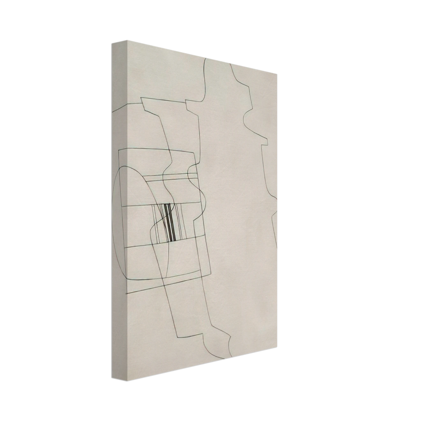 Ben Nicholson - Glass topped bottle - 1967 Canvas - 70x100 cm / 28x40 inches-canvas