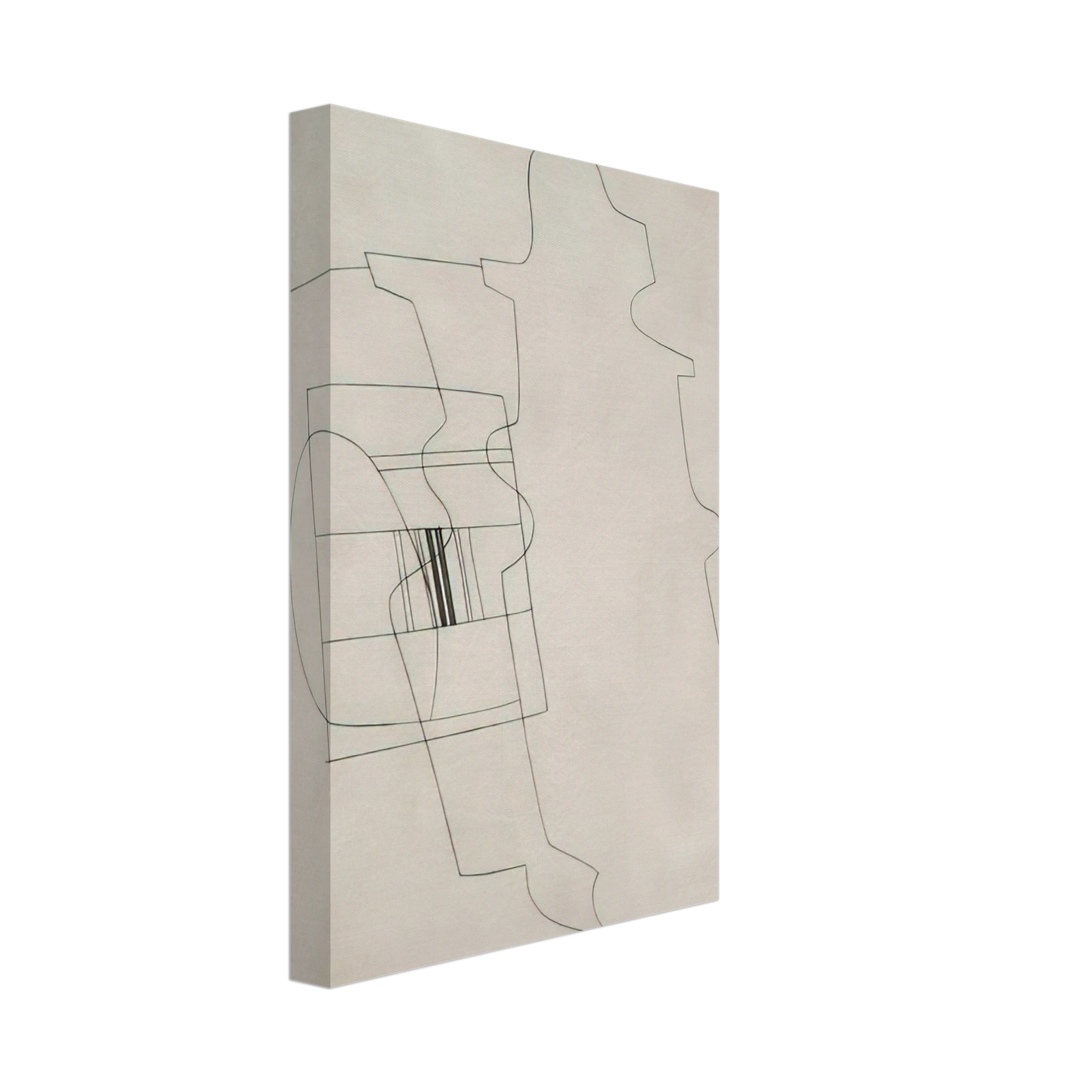 Ben Nicholson - Glass topped bottle - 1967 Canvas - 70x100 cm / 28x40 inches-canvas