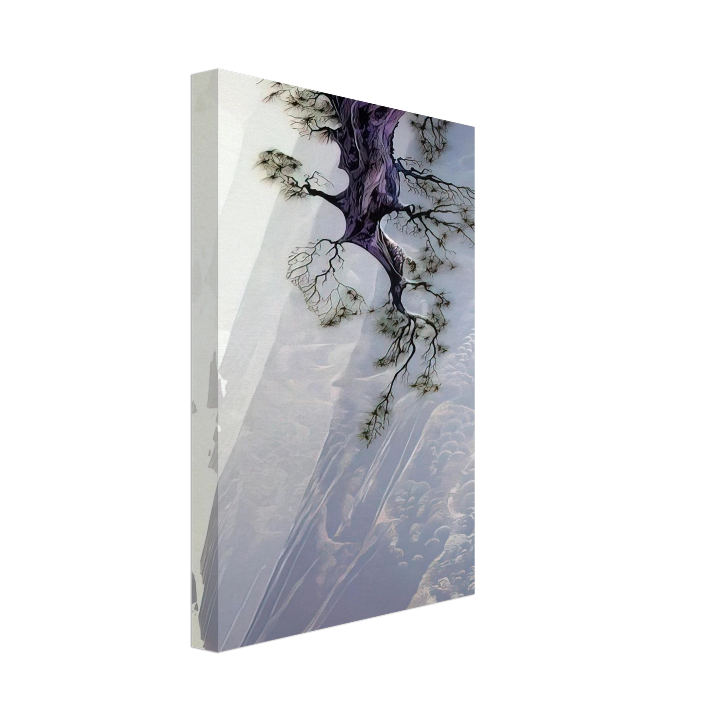 Eyvind Earle - Mountain Rise Canvas - 70x100 cm / 28x40 inches-canvas