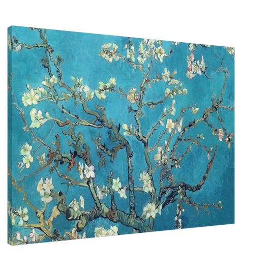 Vincent van Gogh - Branches with Almond Blossom Canvas - 20x30 cm / 8x12 inches-canvas