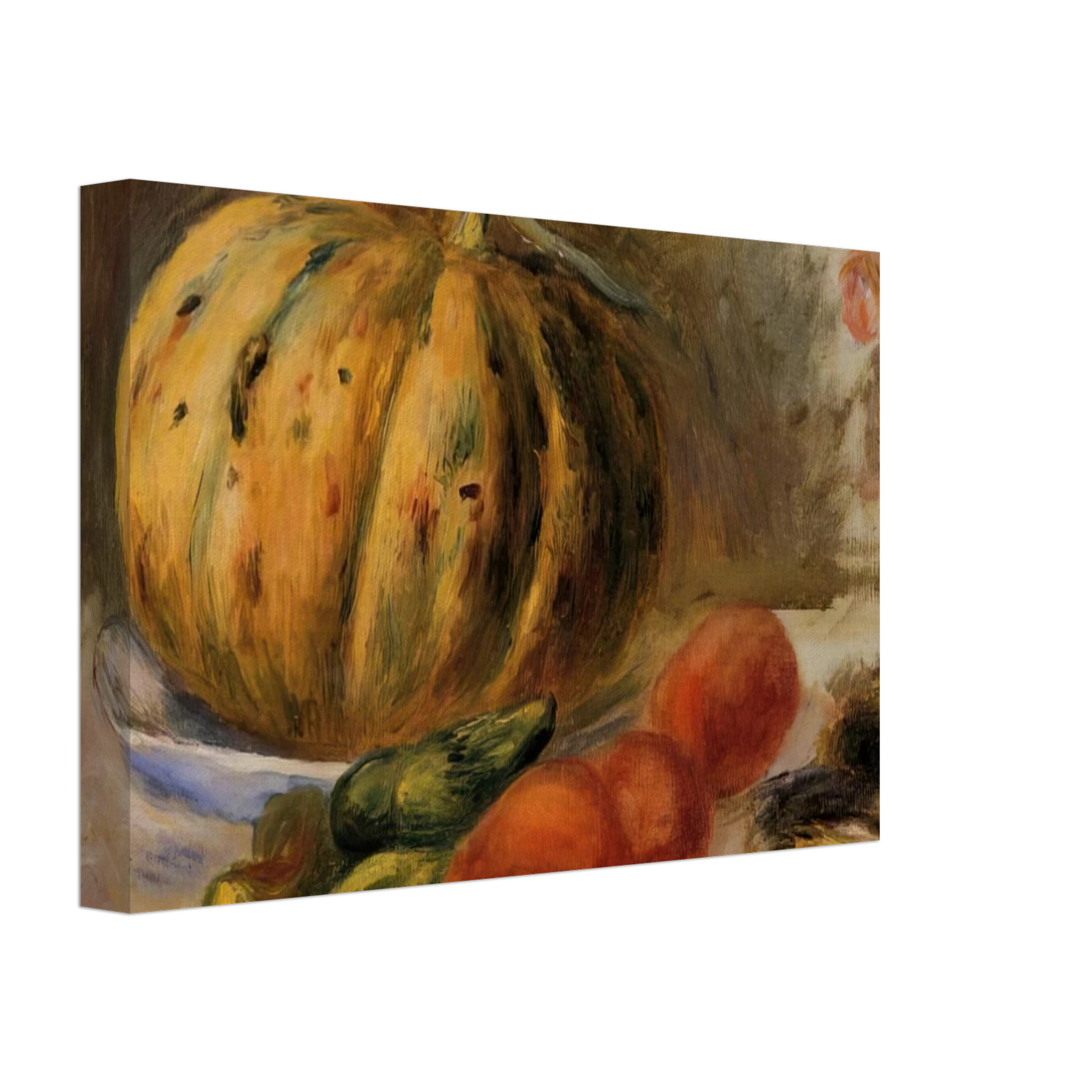Pierre-Auguste Renoir - Melon and Tomatos Canvas - 40x60 cm / 16x24 inches-canvas