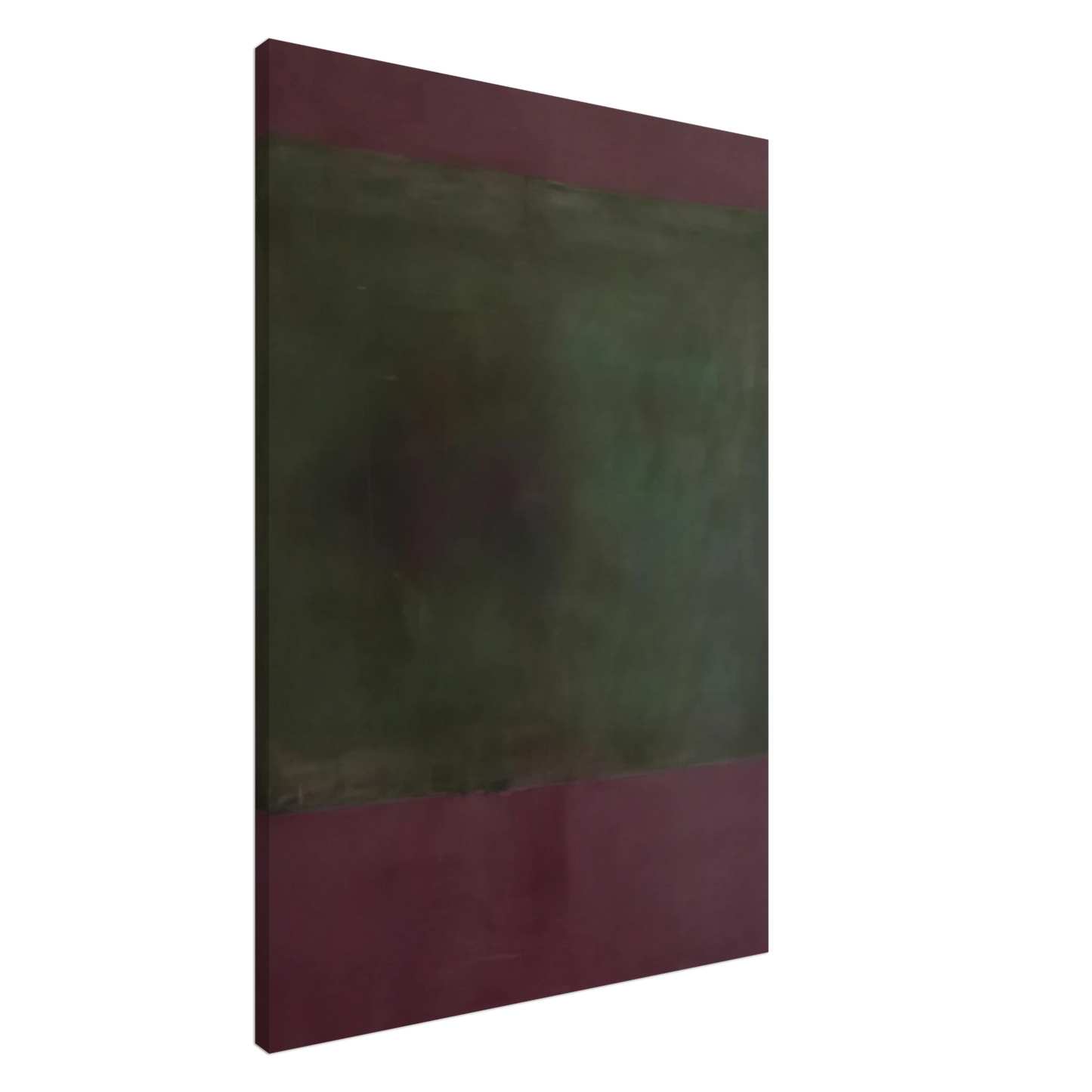 Mark Rothko - Untitled Green on Maroon - 1961 Canvas - 20x30 cm / 8x12 inches-canvas
