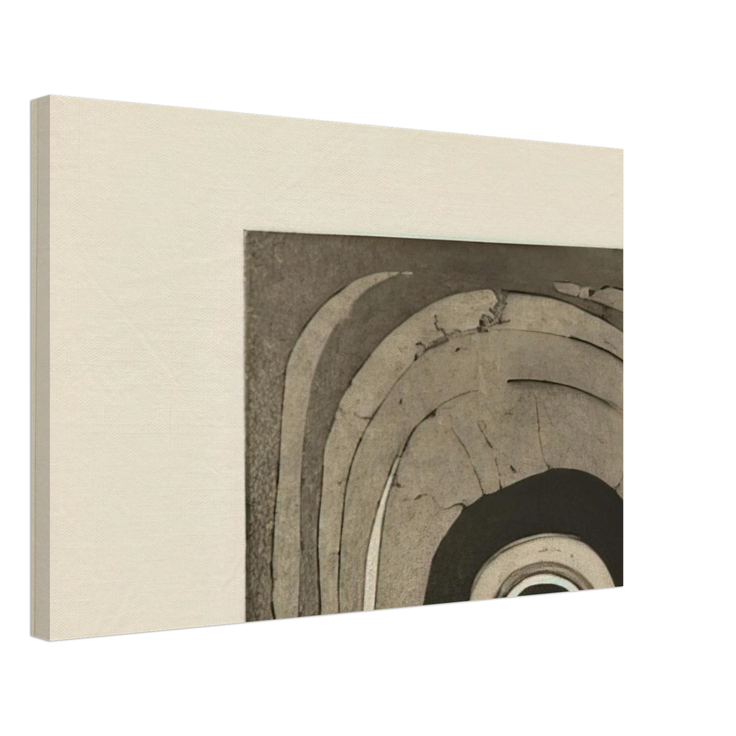 Lee Bontecou - ETCHING ONE 1967 Canvas - 70x100 cm / 28x40 inches-canvas