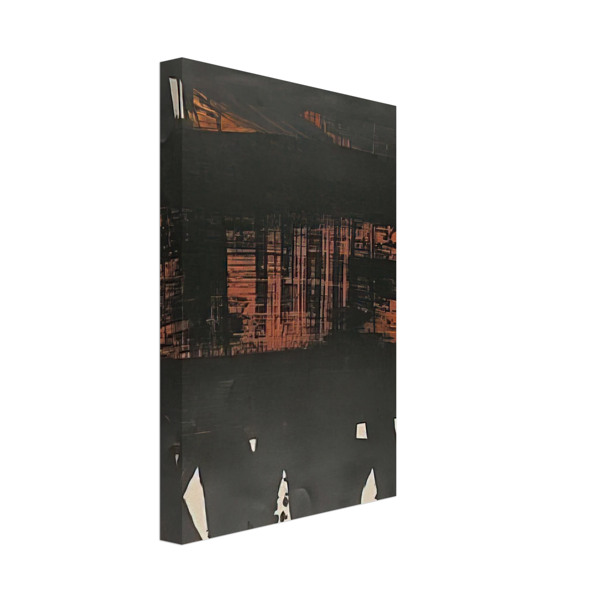 Pierre Soulages - Lithographie No. 22 - 1969 Canvas - 40x60 cm / 16x24 inches-canvas