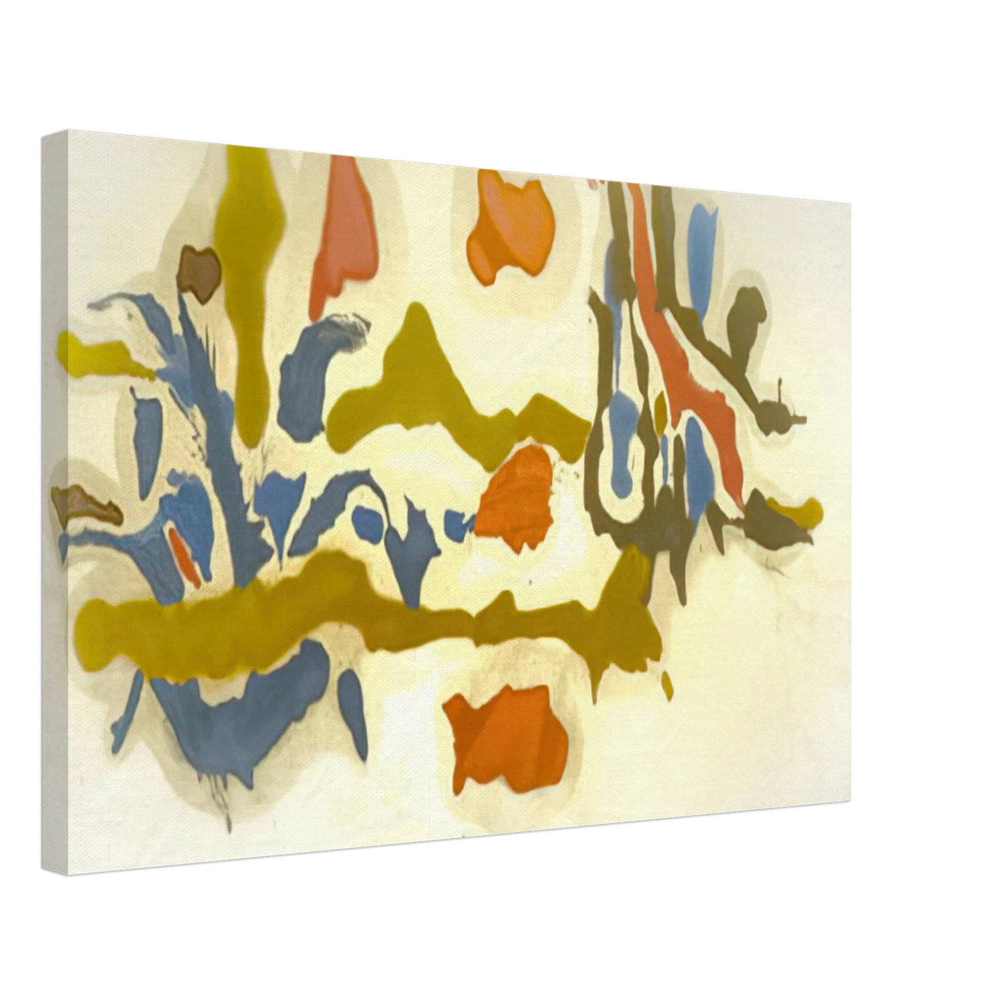 Helen Frankenthaler - Seascape with Dunes - 1962 Canvas - 40x60 cm / 16x24 inches-canvas