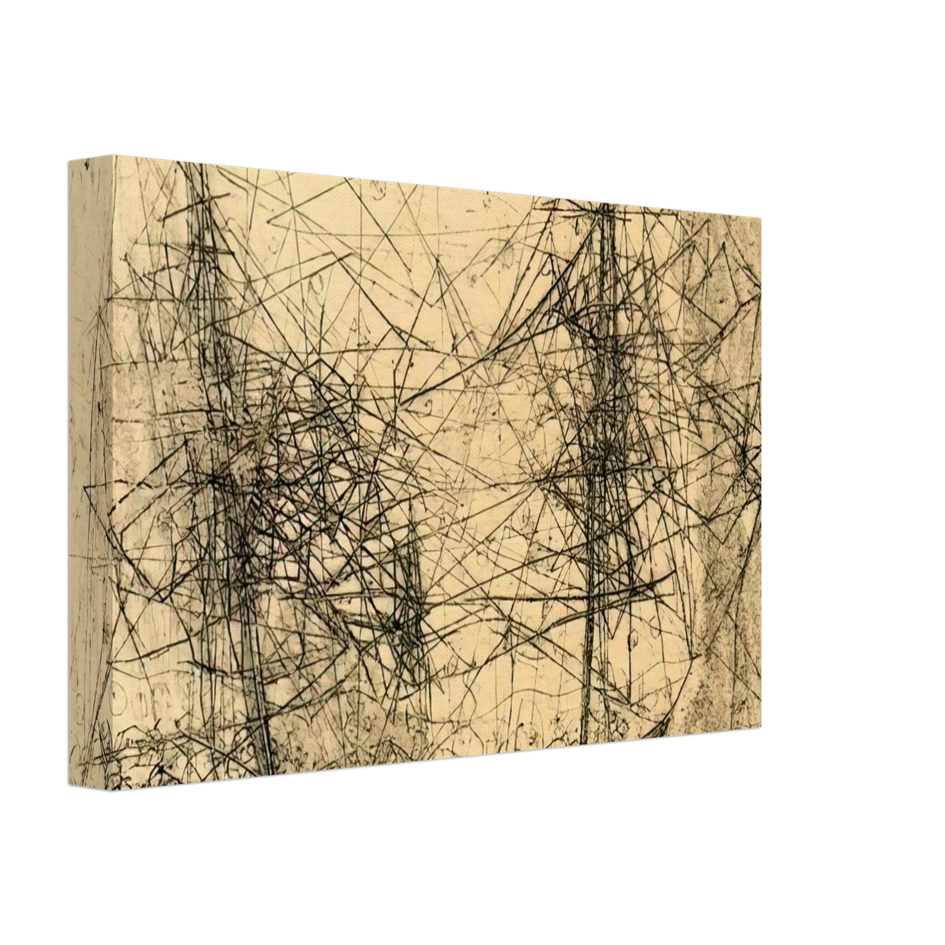 Wols - Barco - Art Informel Canvas - 40x60 cm / 16x24 inches-canvas