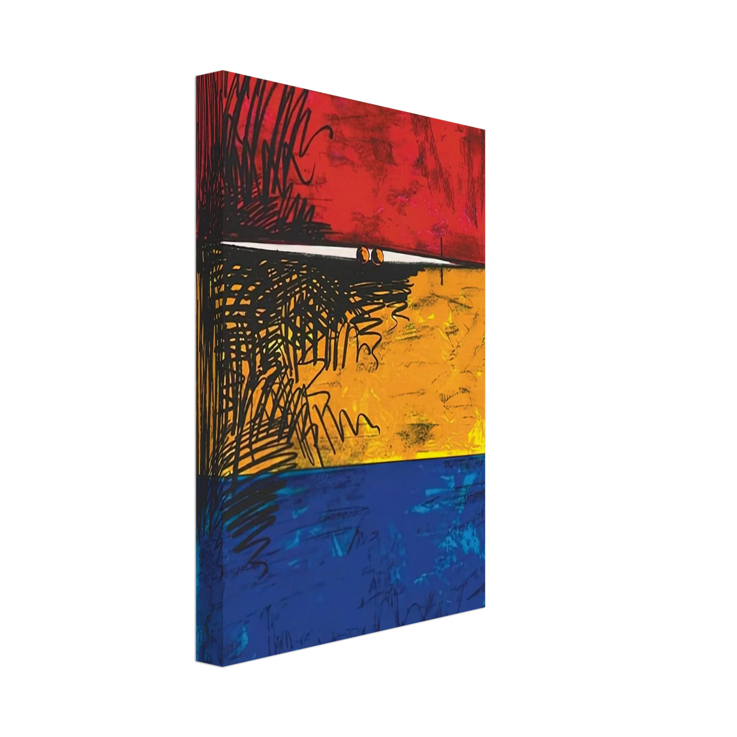 Jasper Johns - PAINTING WITH TWO BALLS ULAE 87 Canvas - 40x60 cm / 16x24 inches-canvas