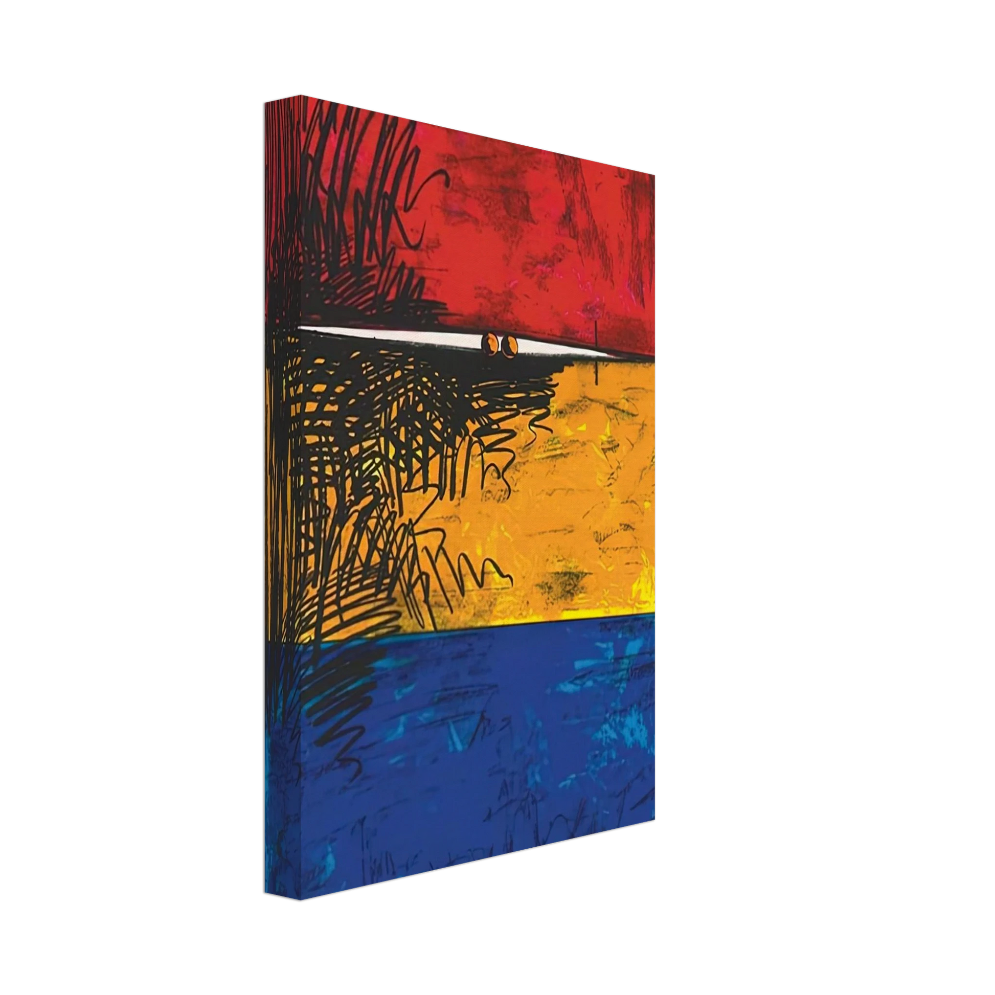Jasper Johns - PAINTING WITH TWO BALLS ULAE 87 Canvas - 40x60 cm / 16x24 inches-canvas