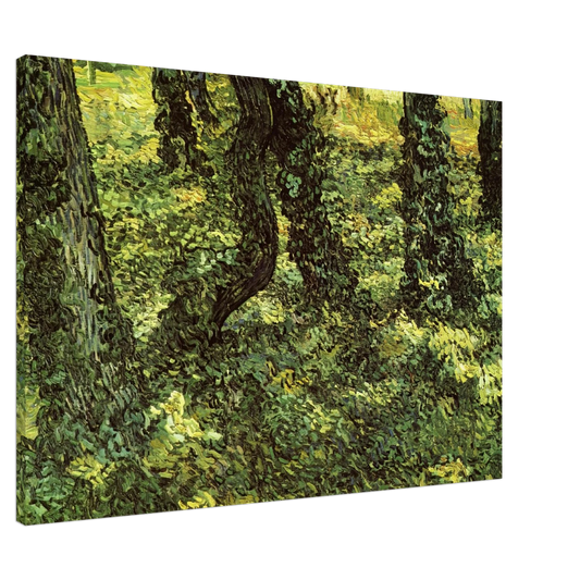 Vincent van Gogh - Trunks of Trees with Ivy Canvas - 20x30 cm / 8x12 inches-canvas