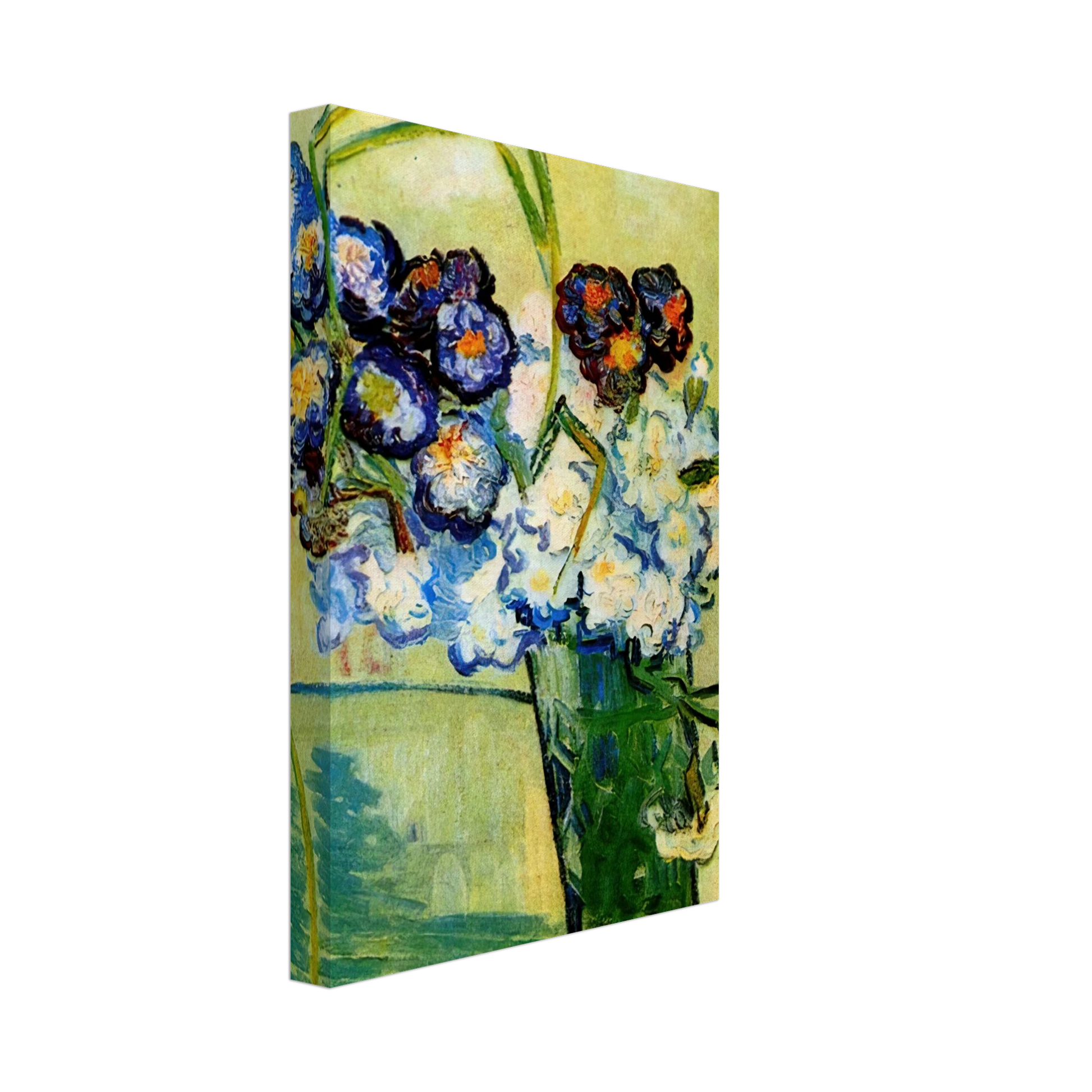 Vincent van Gogh - Still Life Glass with Carnations Canvas - 70x100 cm / 28x40 inches-canvas