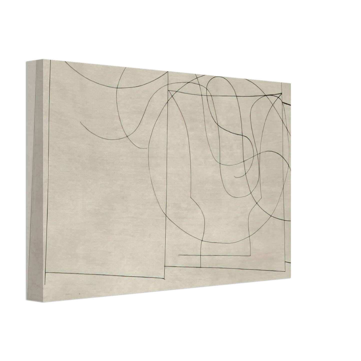 Ben Nicholson - Aegean - 1967 Canvas - 40x60 cm / 16x24 inches-canvas