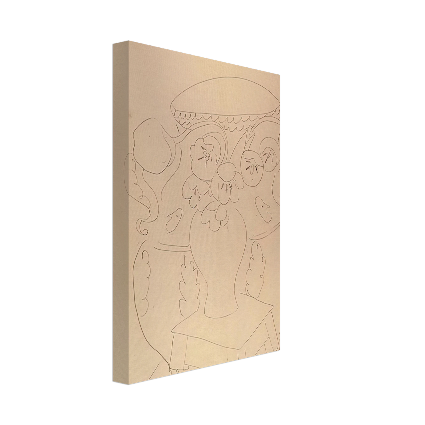 Henri Matisse - STILL LIFE WITH TWO VASES 1940 Canvas - 40x60 cm / 16x24 inches-canvas