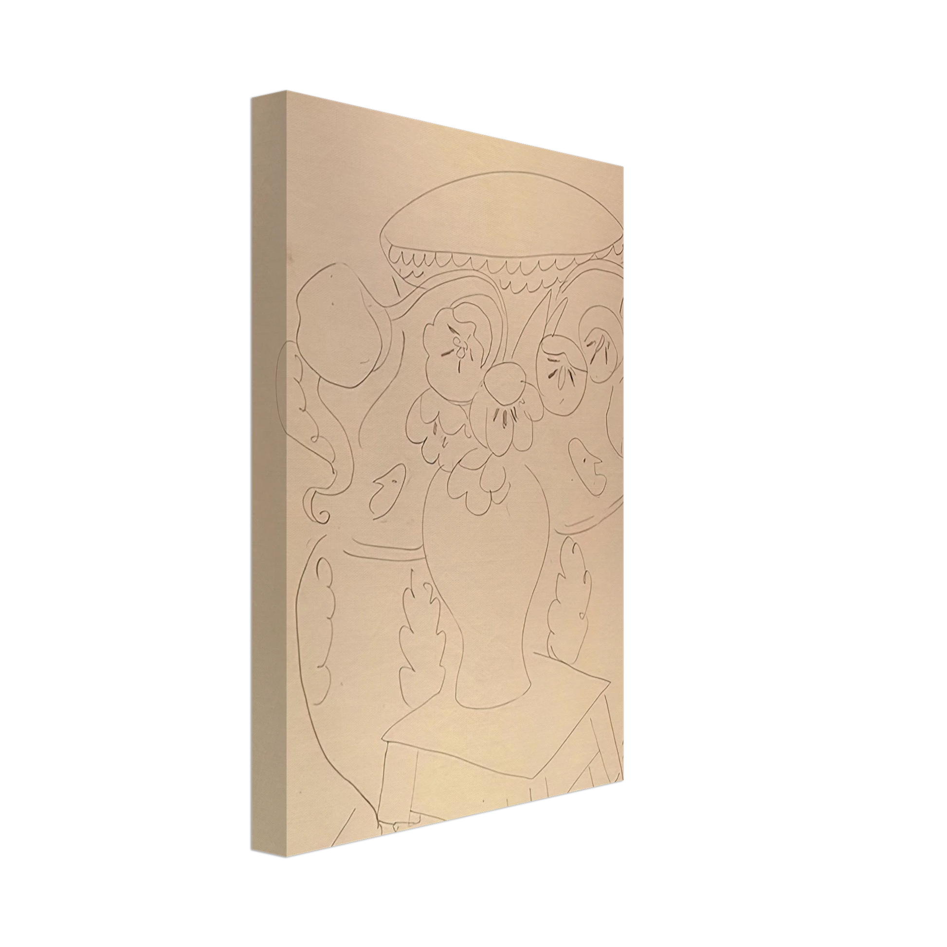 Henri Matisse - STILL LIFE WITH TWO VASES 1940 Canvas - 40x60 cm / 16x24 inches-canvas