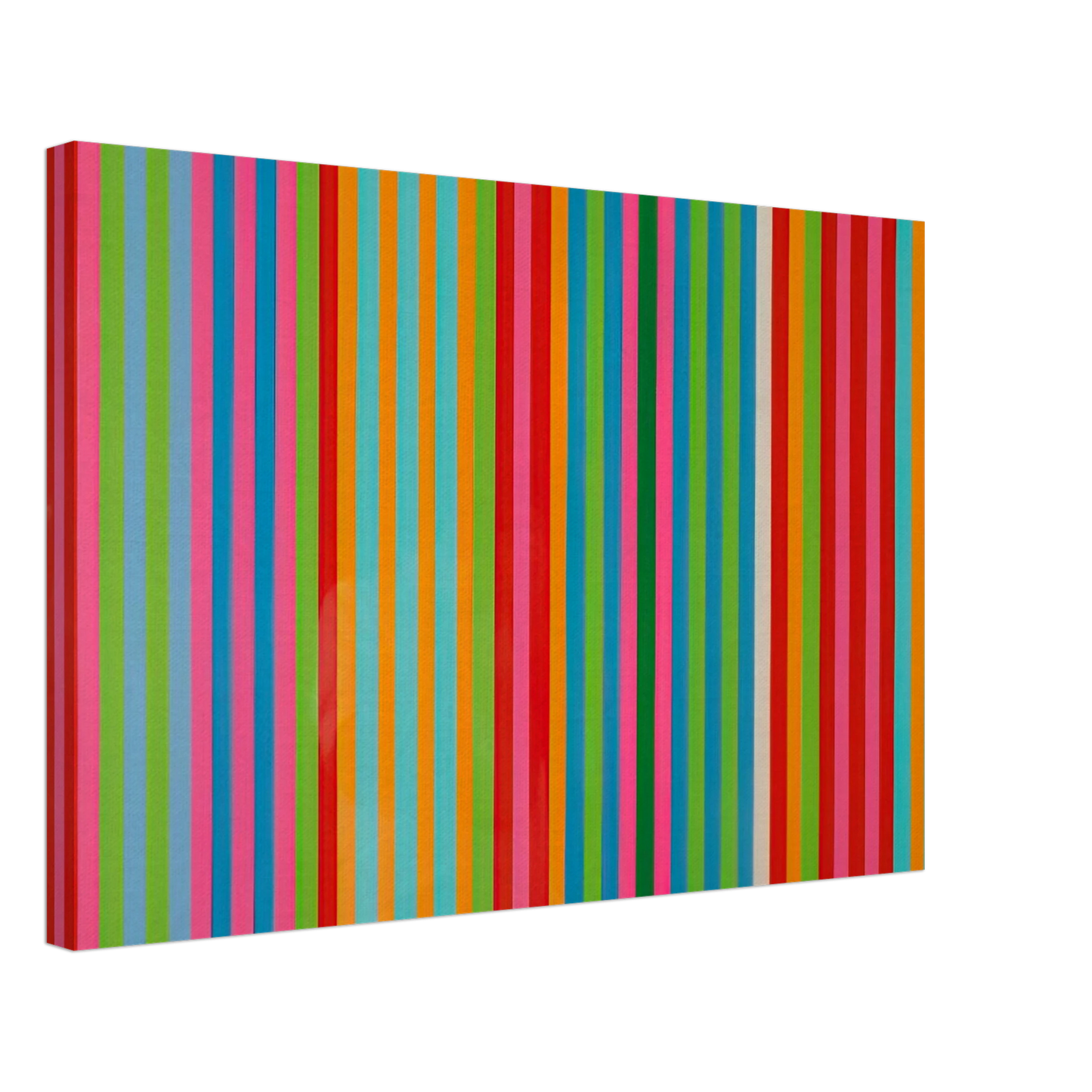 Gene Davis - Passion Flower - 1968 Canvas - 40x60 cm / 16x24 inches-canvas