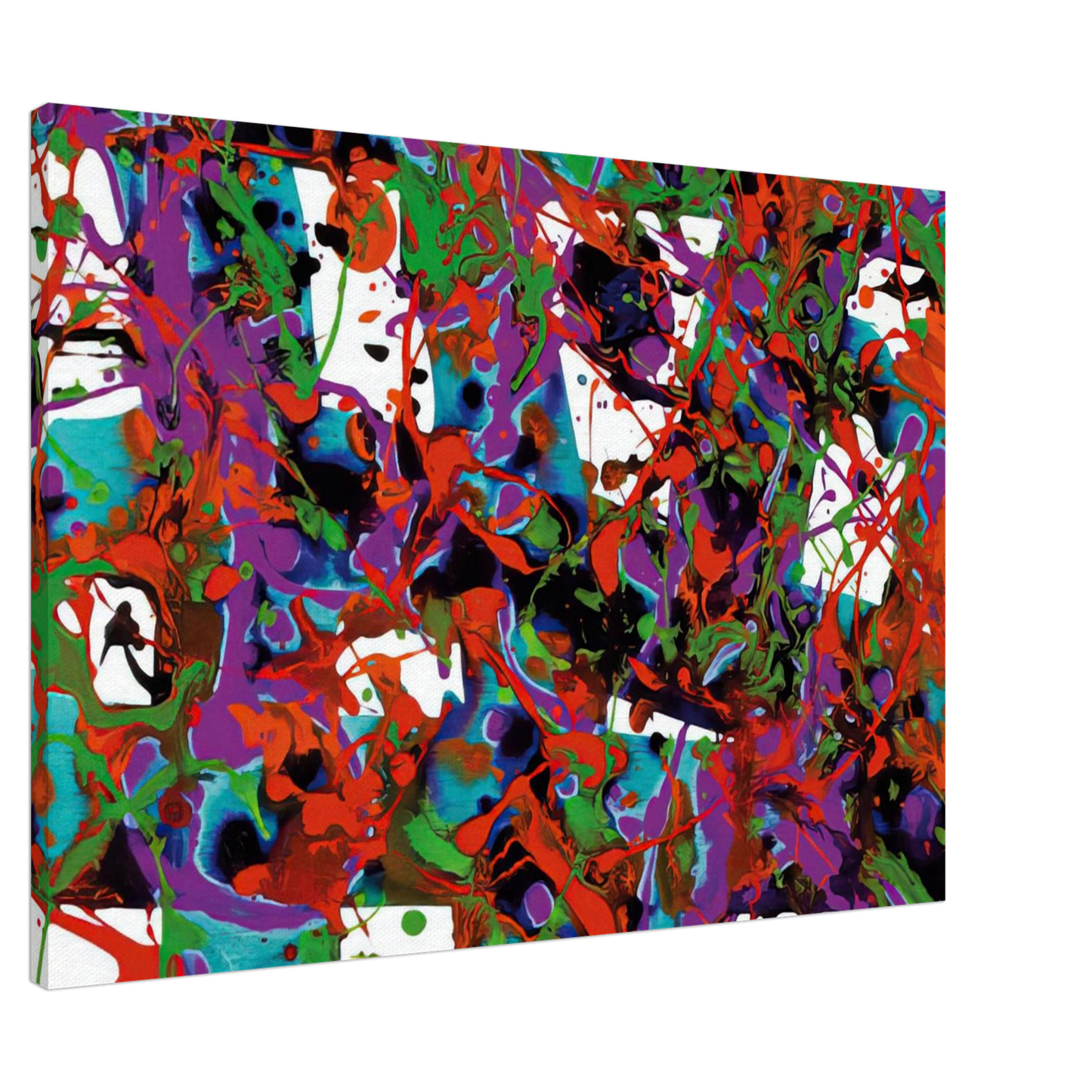 Sam Francis - Untitled  SFP94-23  SF94-036  Canvas - 20x30 cm / 8x12 inches-canvas