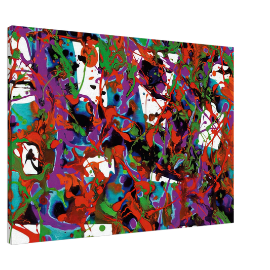 Sam Francis - Untitled  SFP94-23  SF94-036  Canvas - 20x30 cm / 8x12 inches-canvas