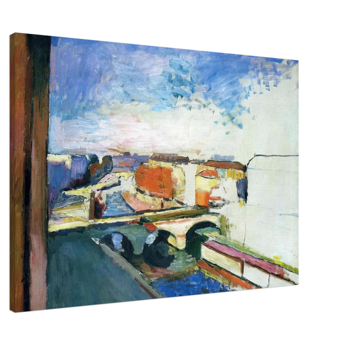 Henri Matisse - PONT SAINT MICHEL IN PARIS Canvas - 20x30 cm / 8x12 inches-canvas
