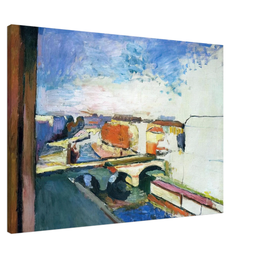 Henri Matisse - PONT SAINT MICHEL IN PARIS Canvas - 20x30 cm / 8x12 inches-canvas