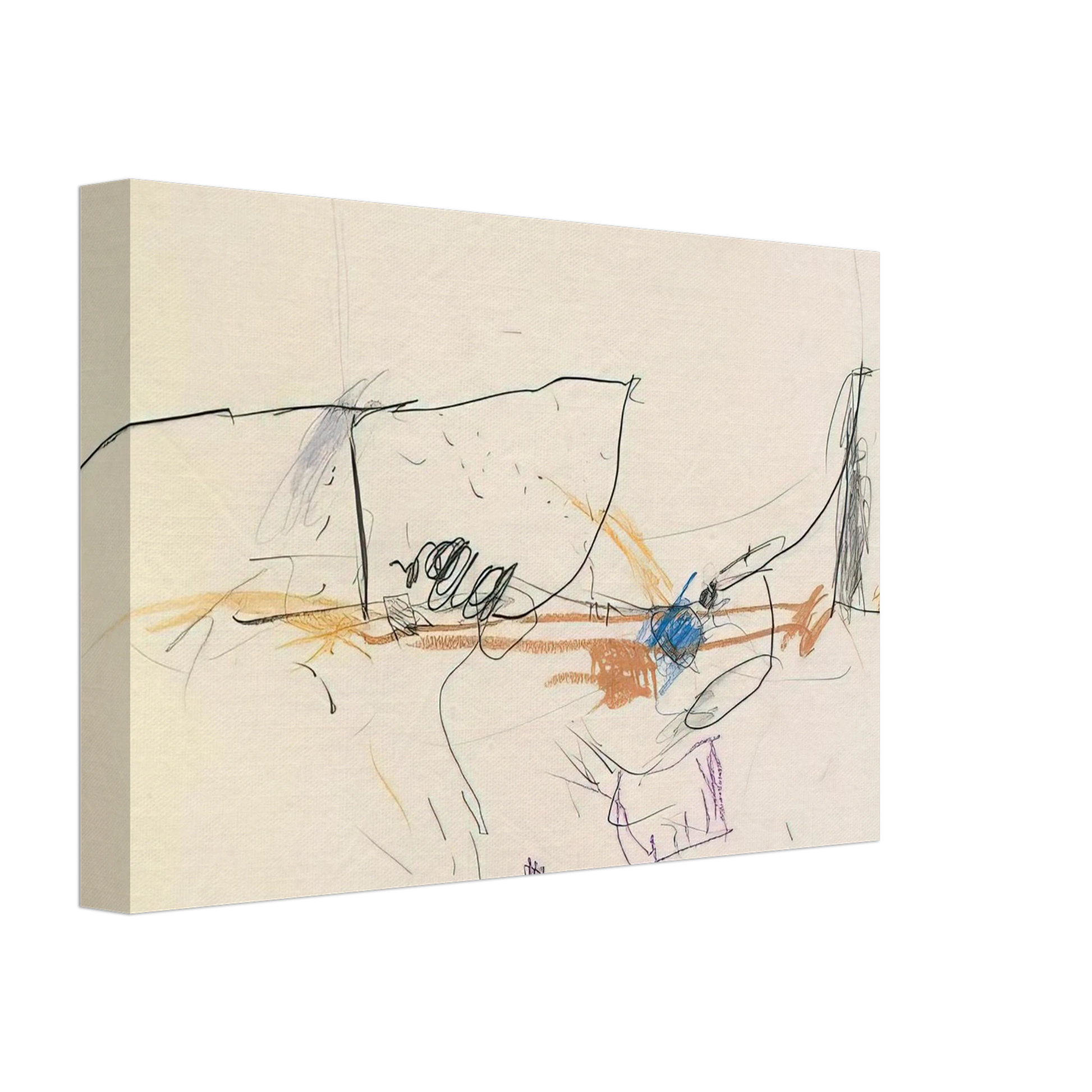 Gene Davis - Jumping Jack - 1978 Canvas - 70x100 cm / 28x40 inches-canvas