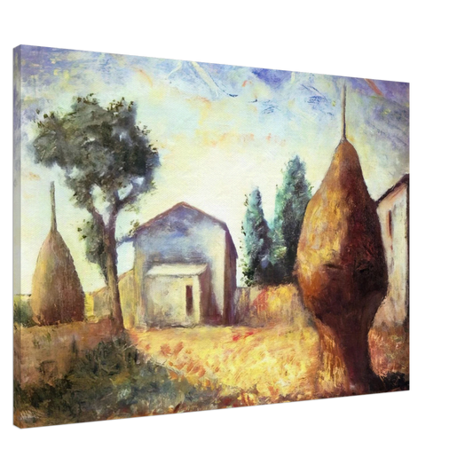 Carlo Carra - PAGLIAI 1929 Canvas - 20x30 cm / 8x12 inches-canvas