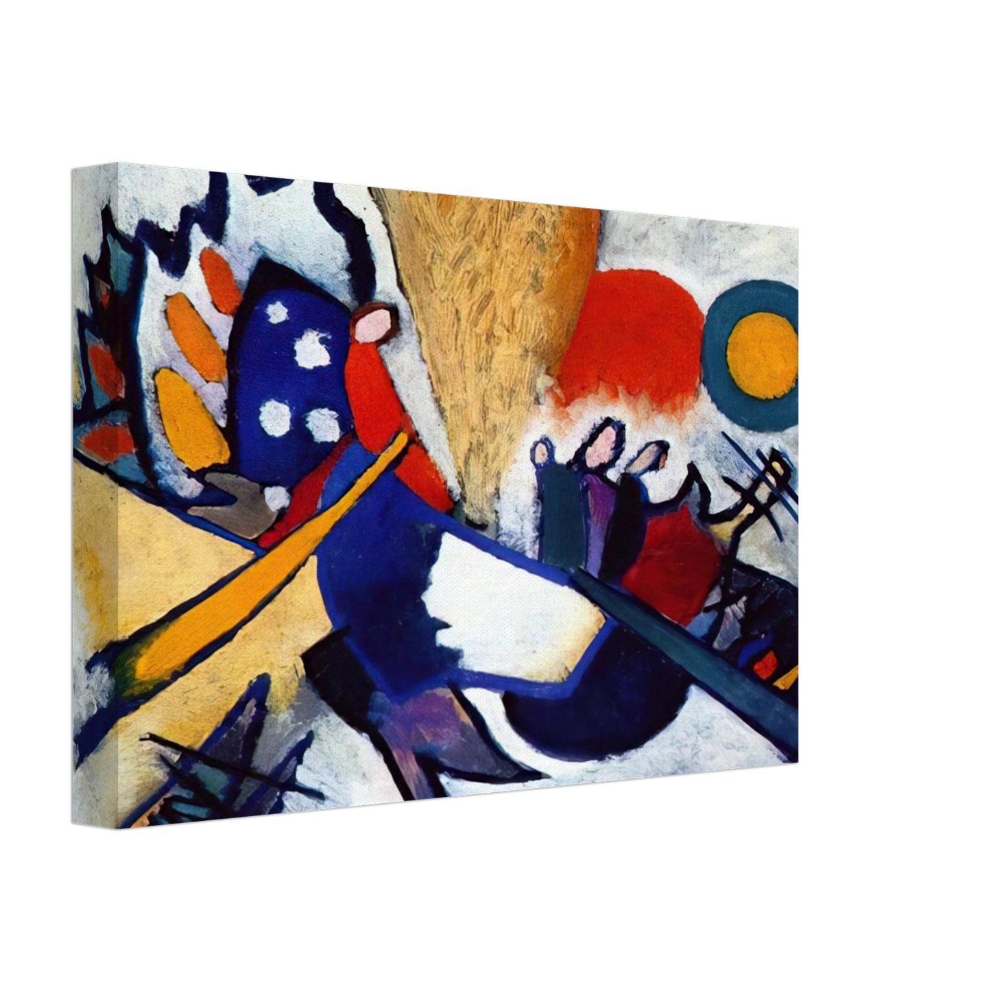 Wassily Kandinsky - IMPROVISATION 209 1917 Canvas - 70x100 cm / 28x40 inches-canvas