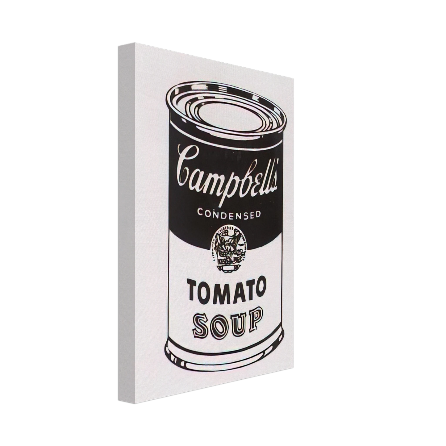 Andy Warhol - Campbell's Soup Can  Tomato -Retrospective Series Canvas - 40x60 cm / 16x24 inches-canvas