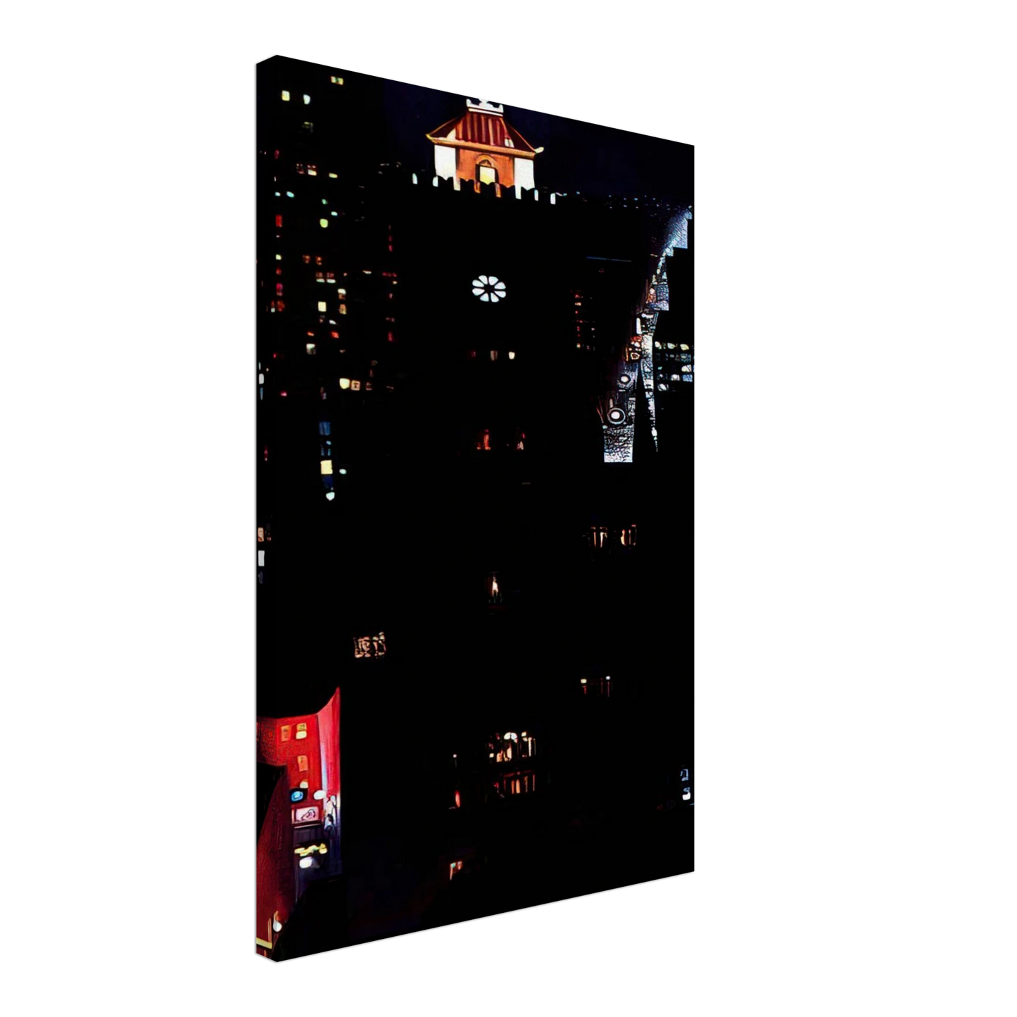 Georgia O'Keeffe - New York Night Canvas - 70x100 cm / 28x40 inches-canvas