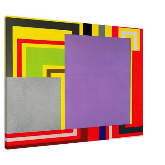 Peter Halley - Cartoon Network - 1997 Canvas - 20x30 cm / 8x12 inches-canvas