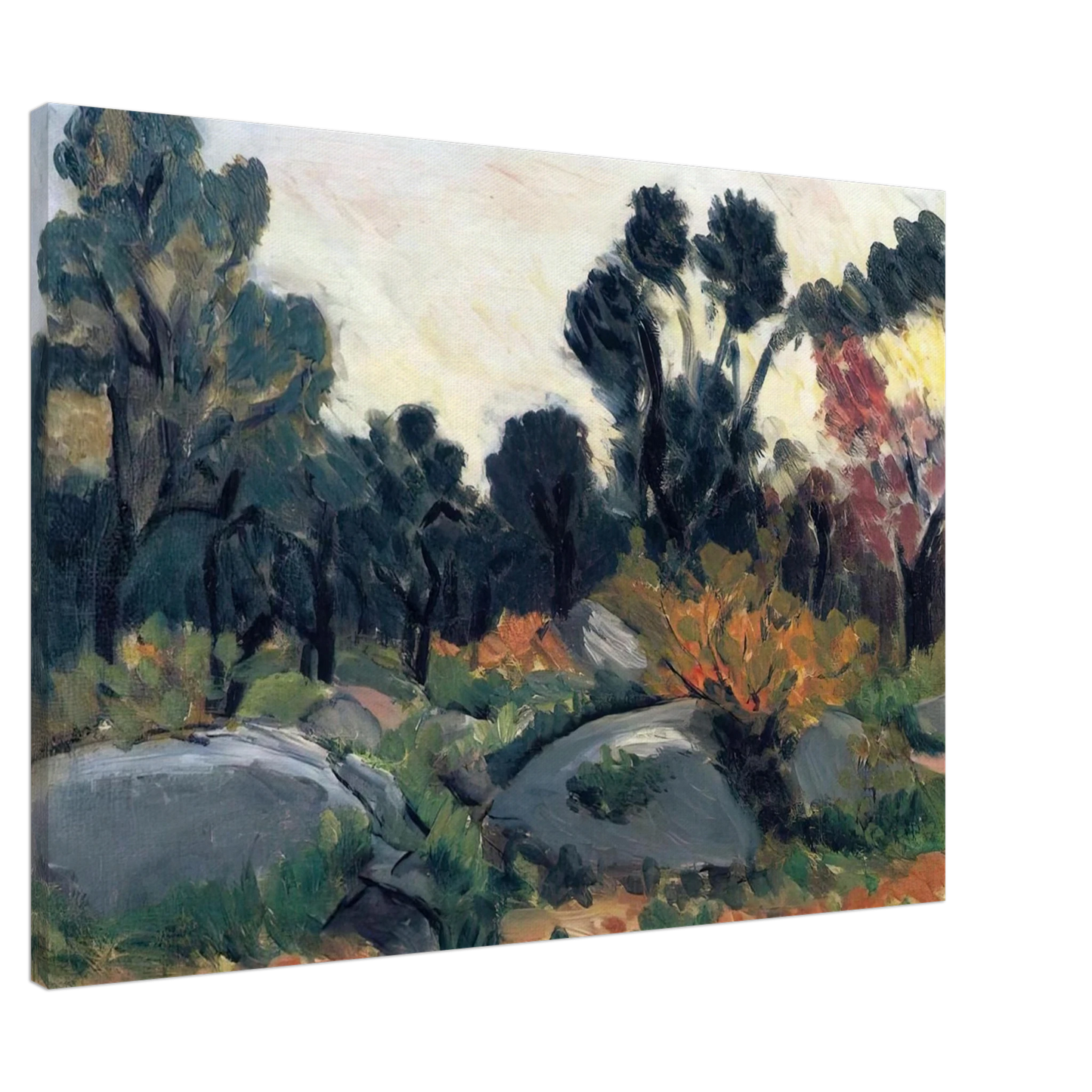 Henri Matisse - LANDSCAPE 3 Canvas - 20x30 cm / 8x12 inches-canvas