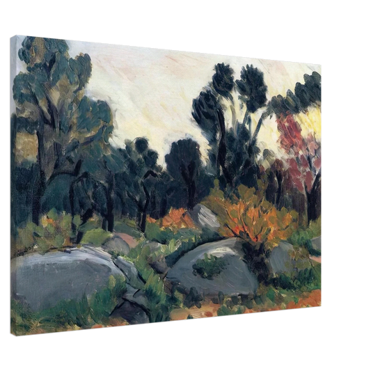 Henri Matisse - LANDSCAPE 3 Canvas - 20x30 cm / 8x12 inches-canvas