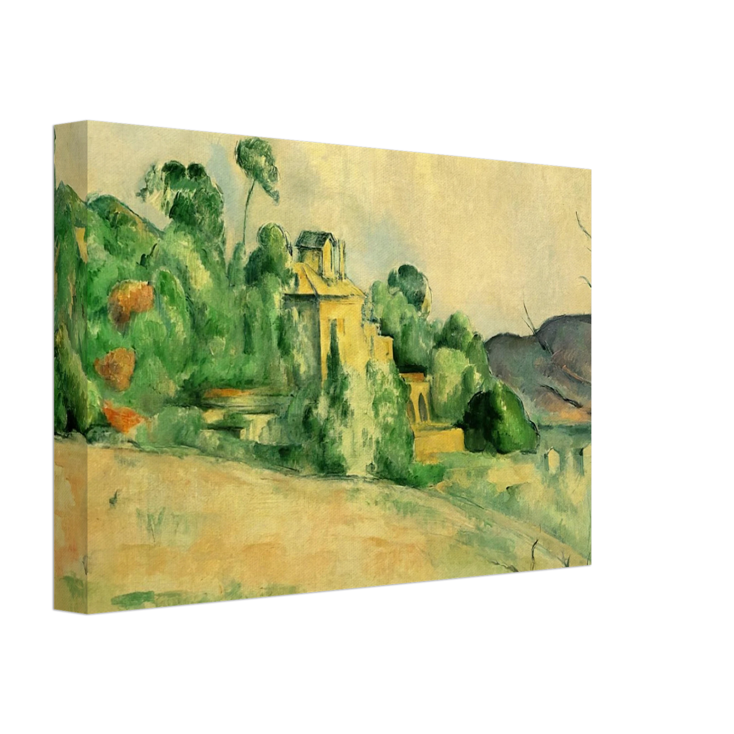 Paul Cezanne - Landscape at Midday Canvas - 40x60 cm / 16x24 inches-canvas