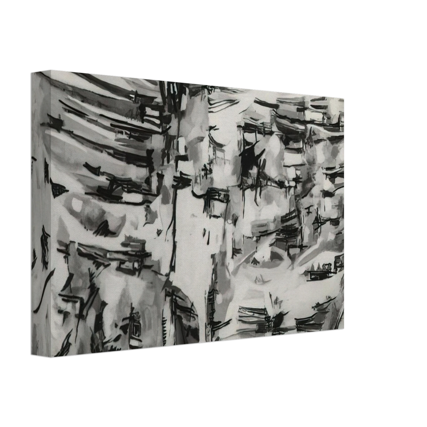 Maria Helena Vieira da Silva - Composition - 1955 Canvas - 40x60 cm / 16x24 inches-canvas